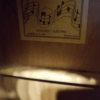 Esteban Malguena..cutaway classical Classical electric...cutaway Black image 7