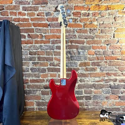 Fender P-Bass *MIJ* Electric Bass w/GB (1990s - Candy Apple Red) image 7