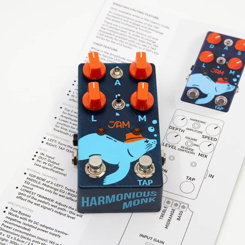JAM Pedals Harmonious Monk Tremolo Mk.2 Mk 2 image 1