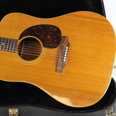 Vintage 1970-1971 Gibson J-50 ADJ Natural Acoustic Guitar 1970s USA image 2