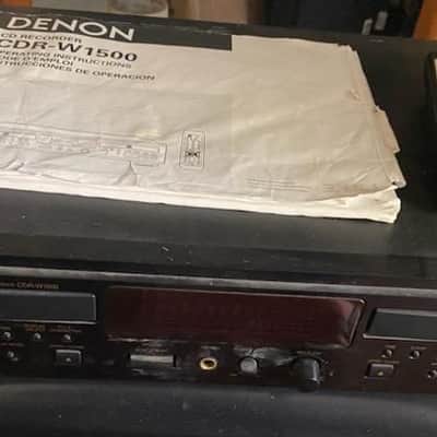 Denon CDR-W1500 Dual-Well CD Recorder 2000s - Red metallic image 3