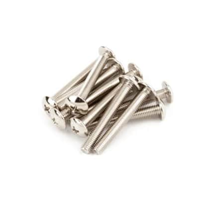 (12) Genuine Fender Chassis Mounting Screws, 10-32 X 1-1/2" Philips Head, Nickel image 2