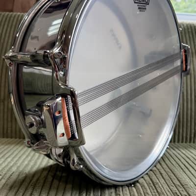 Vintage Premier 2000 Flo-Beam 5x14 Snare Drum — Chrome Over Aluminium (COA), Made in England (Video Demo) image 7