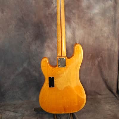 Schecter Jazz Bass 1970's Natural Ash Emg Dimarzio BadAss Bridge Hardshell Case image 9