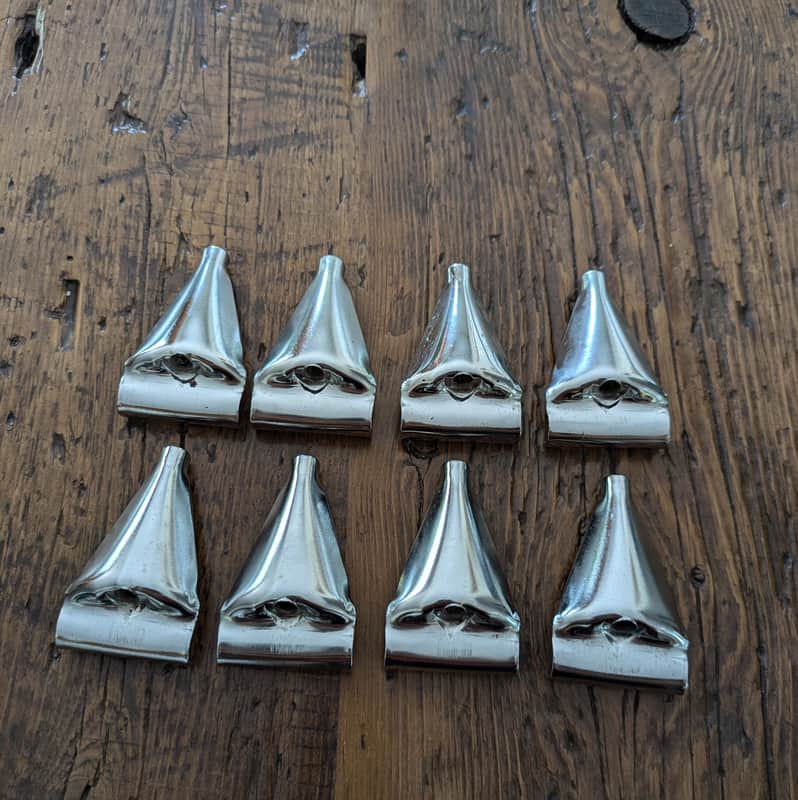 Slingerland Bass Drum Claws (x8) 1970s image 1