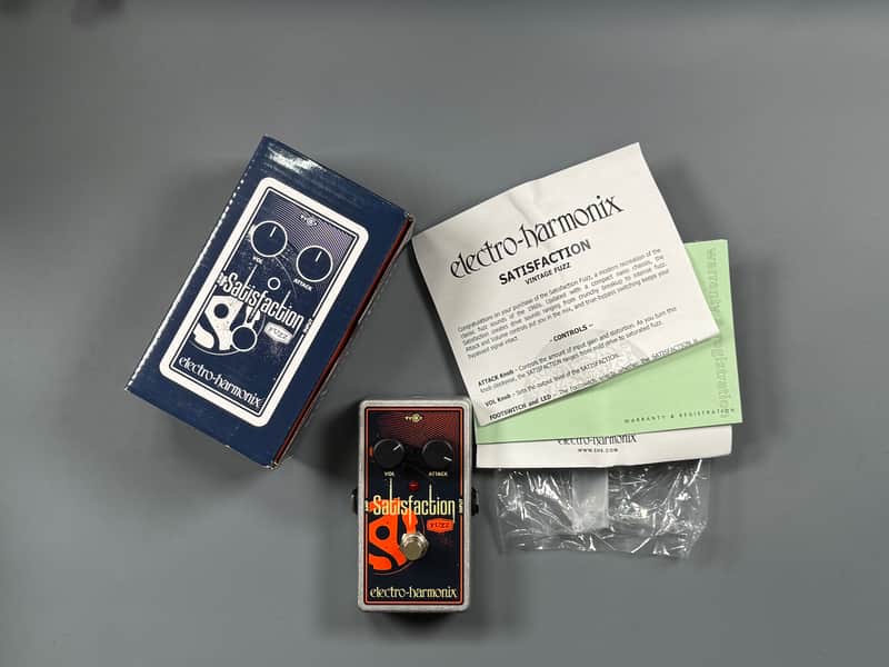 Electro-Harmonix Satisfaction Fuzz 2014 - Present - Blue / Red image 1