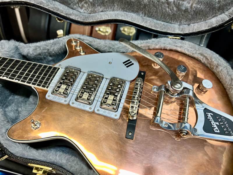 Randy Parsons Gretsch Triple Jet Copper Jack White Back-Up | Reverb