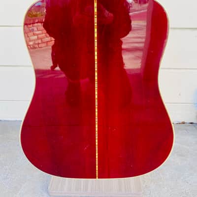 GIBSON HUMMINGBIRD ACOUSTIC/ELECTRIC GUITAR W/ K&K MINI PICKUP + CASE - 1971-72 image 12