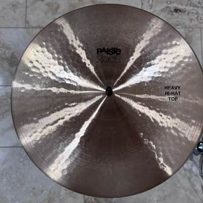 ‡‡‡Used Paiste 15" 2002 Heavy Hi-Hat Cymbals (Pair) - 90's Black Label Reissue In Excellent Condition‡‡‡ image 1