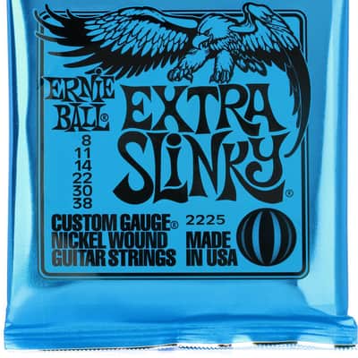 Ernie Ball 2225 Extra Slinky Electric Guitar Strings - .008-.038 image 1