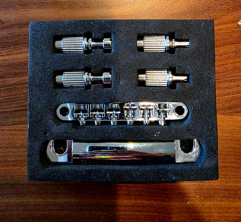 Generic Full Tune o Matic Kit w/HambuckersElectric Guitar Gibson LP/SG Style 2025 - Chrome image 1