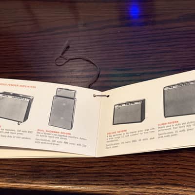 Fender Telecaster Thinline 1972 Owners Manual Hang Tag image 7