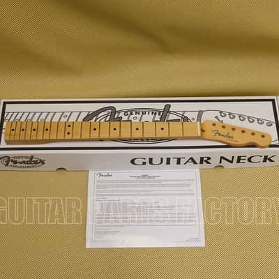 099-0216-921 Fender 50's Esquire Neck, 21 Vintage Frets, 7.25", U Shape, Maple image 1