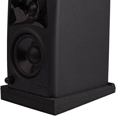 Large Studio Speaker Isolation Pads for Monitors 8-inch, 7 or 6.5 | Speaker Isolation Pads for Yamaha HS, KRK ROKIT | Speaker Risers | Acoustic Isolation Speaker Foam image 3