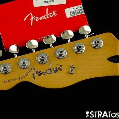 LEFTY Fender Player II Telecaster Tele NECK + TUNERS, Rolled Edges, image 1