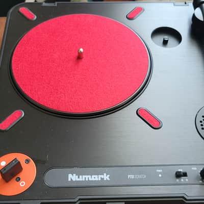 Numark PT01 Scratch Portable Turntable with DJ Scratch Switch 2010s - Black & Blue image 3