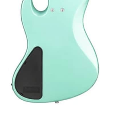 Sadowsky MetroExpress 21-Fret Vintage M Bass Morado Fingerboard 5-String - Solid Sage Green Metallic High Polish image 9