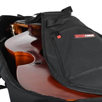 Gator Cases Lightweight Band and Orchestra Travel Bag for 1/2 Upright Double Bass; (GBO-BASS12) image 6