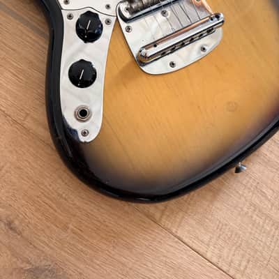 1975 Fender Mustang Left Handed Lefty Sunburst Vintage Rare Collector CBS image 3