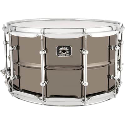 Ludwig Universal Brass Snare, Black Chrome, 8x14" image 1