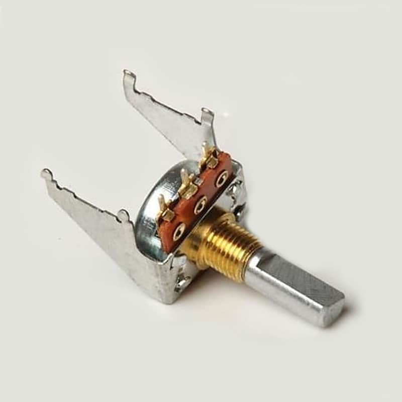 Fender 002-7947-049 100K 30C Reverse Log Taper PCB Mount Snap-In Amp Control Potentiometer image 1