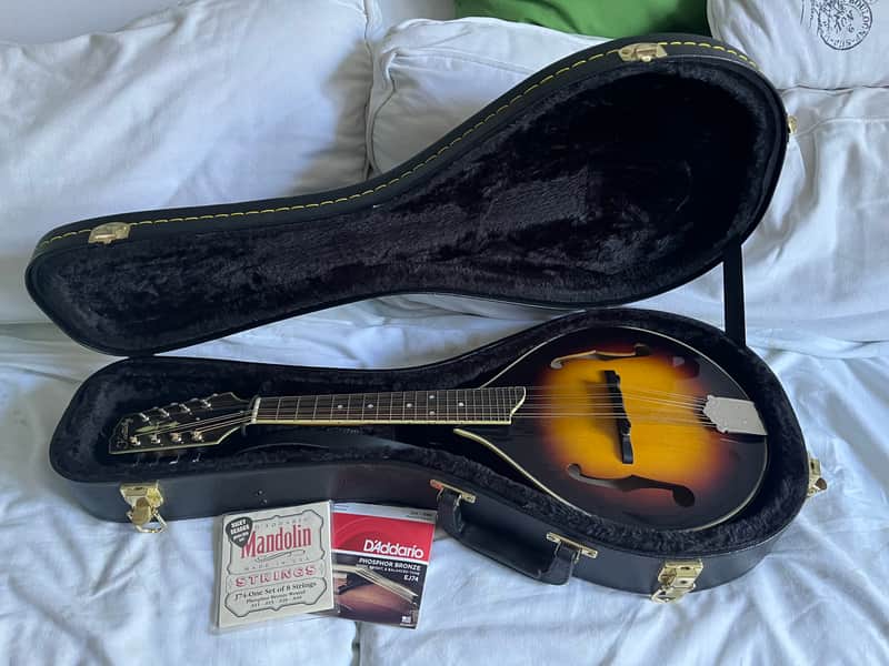 2005 Kentucky KM-250 Artist A Model - Nitrocellulose Sunburst with Case, Upgraded Bridge, Strap and Spare String Sets image 1