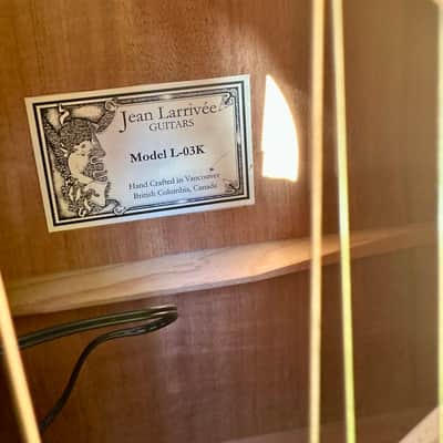 2003 Larrivee L-03K, LR Baggs, OHSC image 11