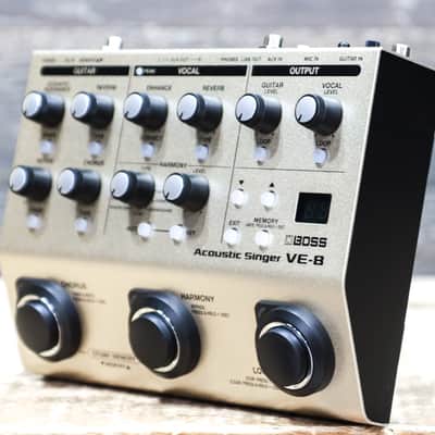 Boss VE-8 Acoustic Singer Compact Acoustic Guitar and Vocal Multi-Effects Pedal image 2