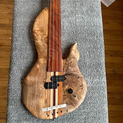 Wishbass - 32” Fretless with Bill Lawrence P46 and Q-tone stacked vol/tone image 1