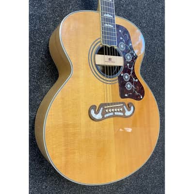 Epiphone EJ-200N Jumbo Acoustic Guitar Modified with Seymour Duncan Mounted Pickup with Hardcase Pre-Owned image 6