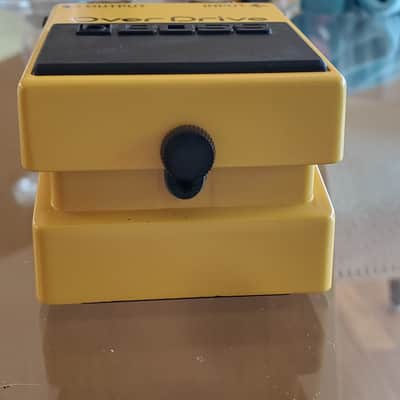 Boss OD-1 Over Drive (Black Label) 1989 - Yellow image 4