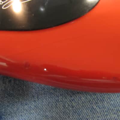 Arnold Hoyer Fold-axe Travel guitar 1960's - Red image 6