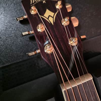 Washburn HJ40SCE Heritage Jumbo with Electronics 2010s - Natural image 11