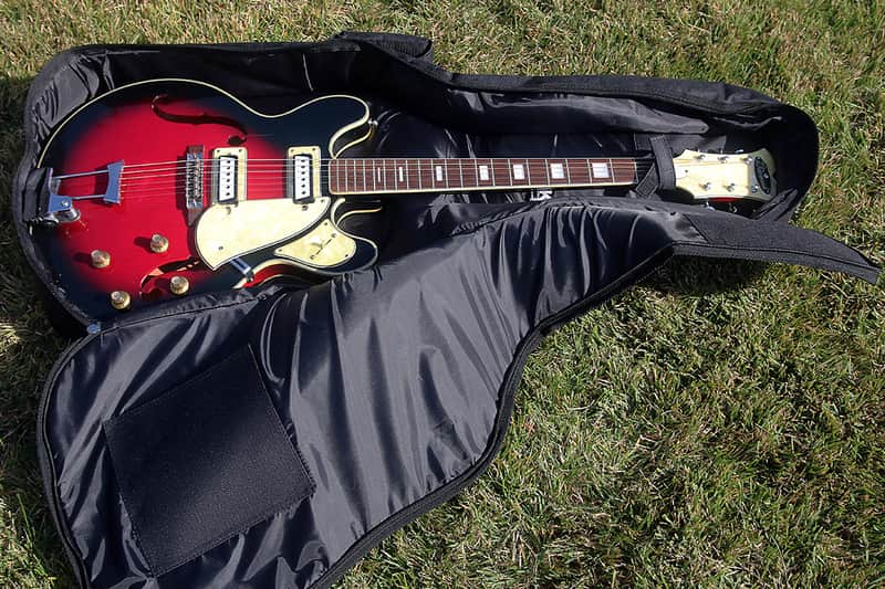 1966 Aria Diamond 1202T in Cherry Sunburst | Reverb
