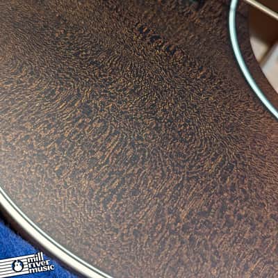 Iris DF Burst w/ White binding and Firestripe pickguard Acoustic Guitar image 9