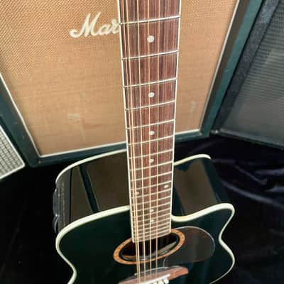 Washburn Oscar Schmidt Model OG312CEB 12-String Black image 4