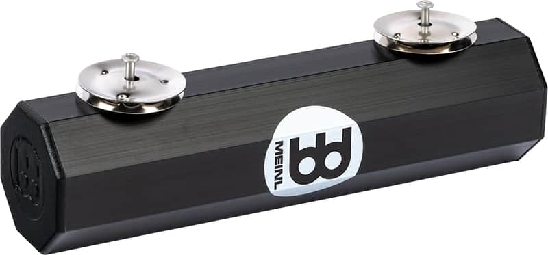 Octagonal Aluminum Jingle Shaker, Black image 1