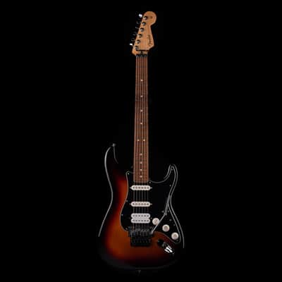 Used 2020 Fender Player Stratocaster HSS Floyd Rose 3-Tone Sunburst with Gig Bag image 2