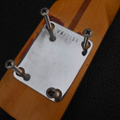1982 Fender Fullerton USA 57RI Reissue Precision P Bass Neck Tuners Tree Plate Strap Button NICE! image 2