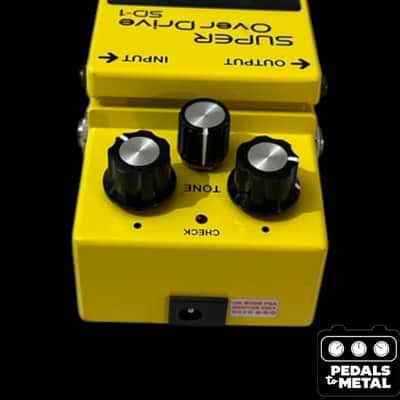 Boss SD-1 Super OverDrive (Silver Label) 1997 - Present - Yellow - X18722 image 3