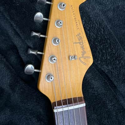 1999 Fender ST62-58US Reissue Candy Apple Red - MIJ w USA-made Custom Shop black bobbin 57/62 single coils. Dark slab rosewood fretboard. image 7