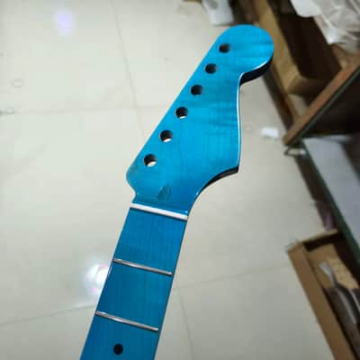 Strat Flamed Maple Guitar Neck, 21-Frets image 8
