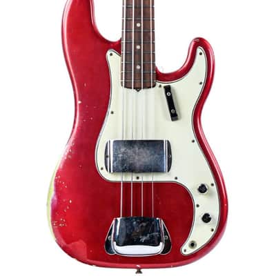 Fender Precision Bass Candy Apple Red 1965 image 1