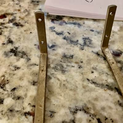 Silvertone Trapeze Tailpiece 50's-60's Silvertone Harmony Stella Kay image 2