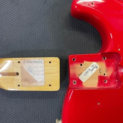 Fender Bullet S2 Vintage 1987 Red Vintage USA w/ OHSC image 13
