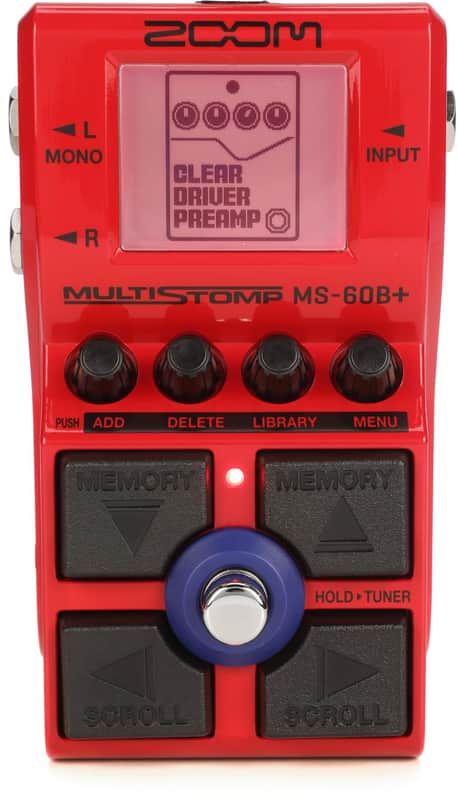 Zoom MS-60B+ MultiStomp Bass Effects Pedal image 1