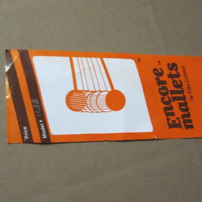 ONE pair new old stock (with packaging) Encore Mallets by Dan Lidster 103B, Oval Hard Rubber Black HEAD (unwound) /  Birch Dowel HANDLES, from around 2019, made in USA image 20