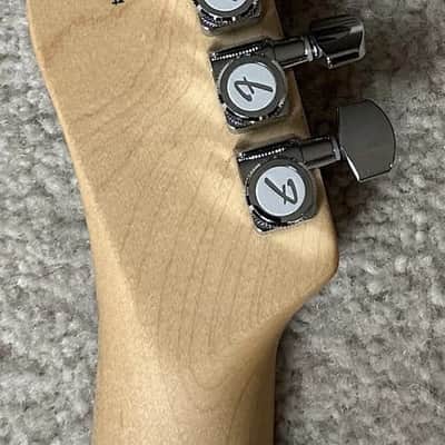 Fender American QMT Telecaster with Pale Moon Ebony Fretboard 2020 - Transparent Black image 5