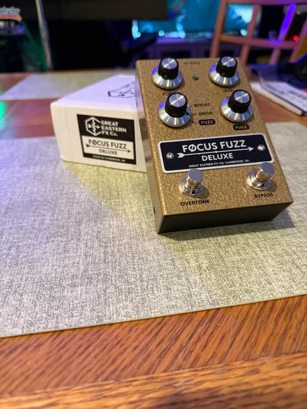 Great Eastern FX Co. Focus Fuzz Deluxe 2025 - Gold I suppose image 1