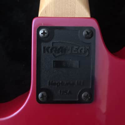 Kramer Sustainer Red, w/ Original Case image 14
